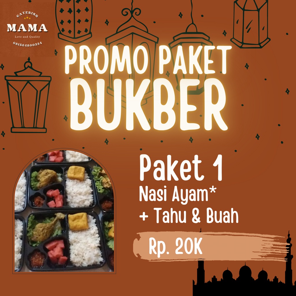 

Catering Bento Paket 1 Bukber Hemat Nasi Box Murah Catering Murah Ketring Katering
