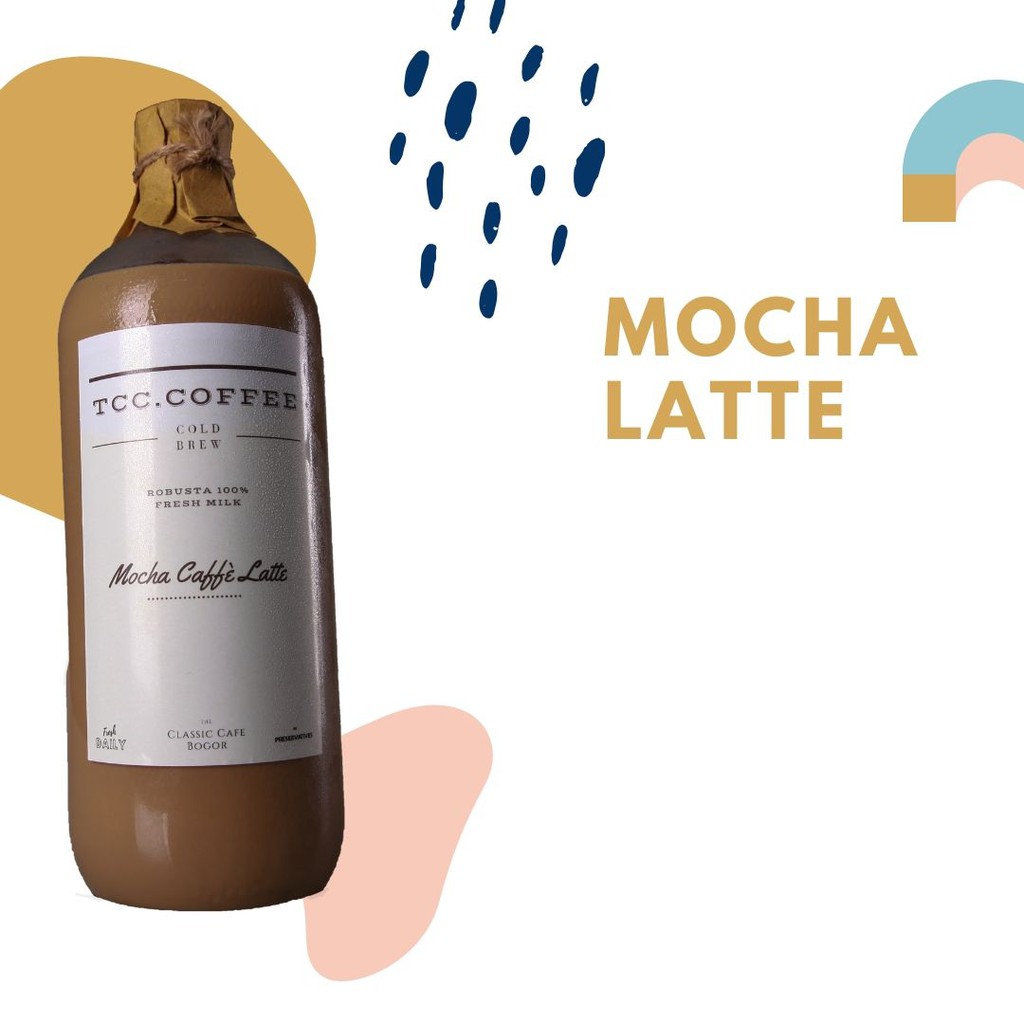 

1 Liter 'Mocha Caffe Latte' (fresh milk - tanpa pengawet)
