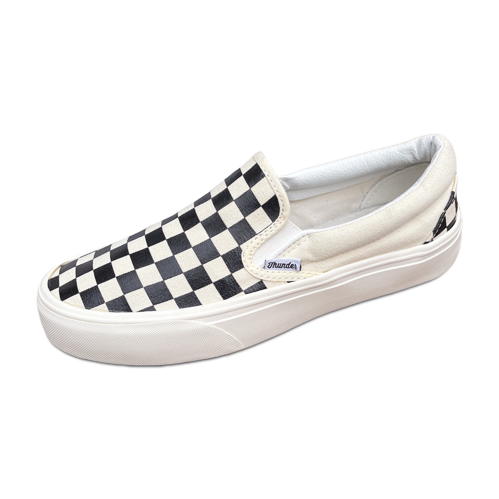 Sepatu Thunderbear - Slip On Voltaire Off White CB-2