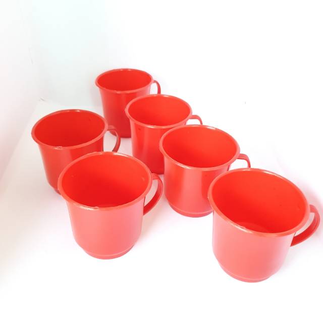 [1 LUSIN] Cangkir kopi plastik / Cangkir teh / Cangkir minum