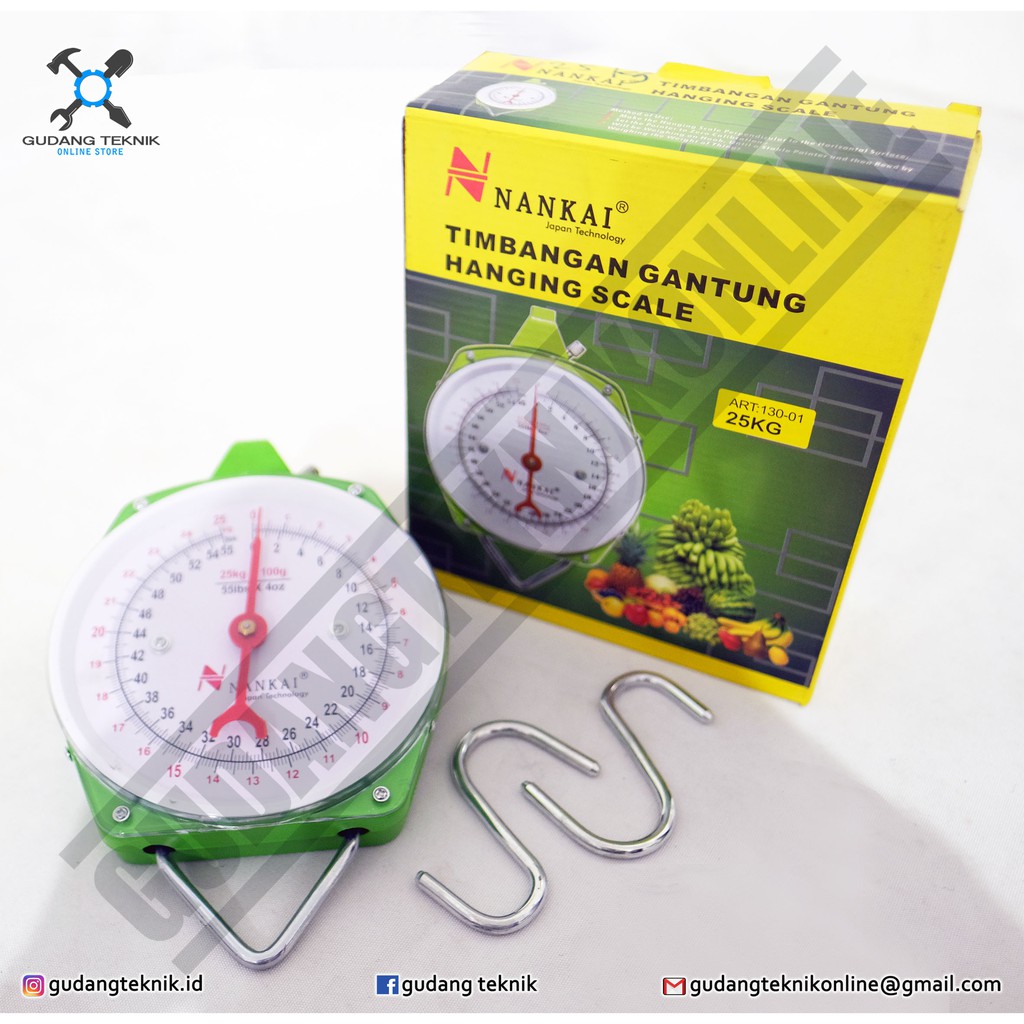 Timbangan Gantung 25Kg Nankai Hanging Scale 25 KG