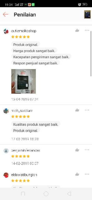 Baterai Xiaomi Mi5 Mi 5 Mi5 Prime BM22 Battery BM22 Batre BM22 Original