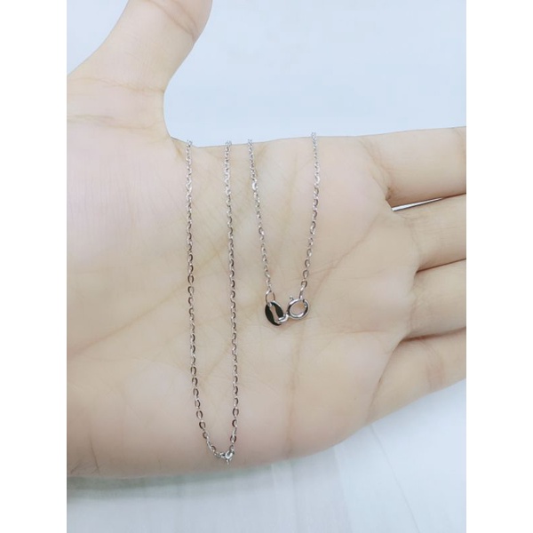 KALUNG PERAK ASLI SILVER 925 LAPIS EMAS/KALUNG RANTAI MINI NORI VENSY KECIL/ASLI SILVER/FASHION KALUNG