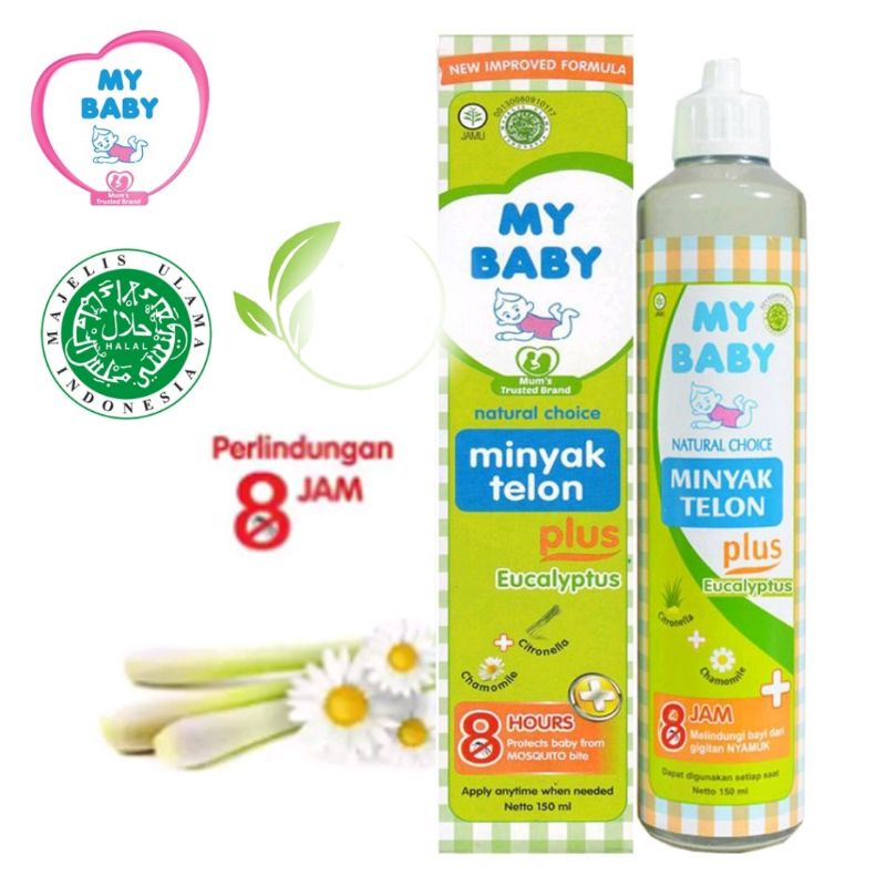 My Baby Minyak telon eucalyptus 150 ml exp 2025