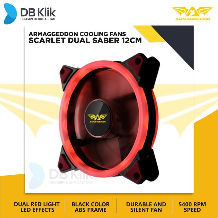 Fan Armaggeddon Red Scarlet Dual Saber 12cm |