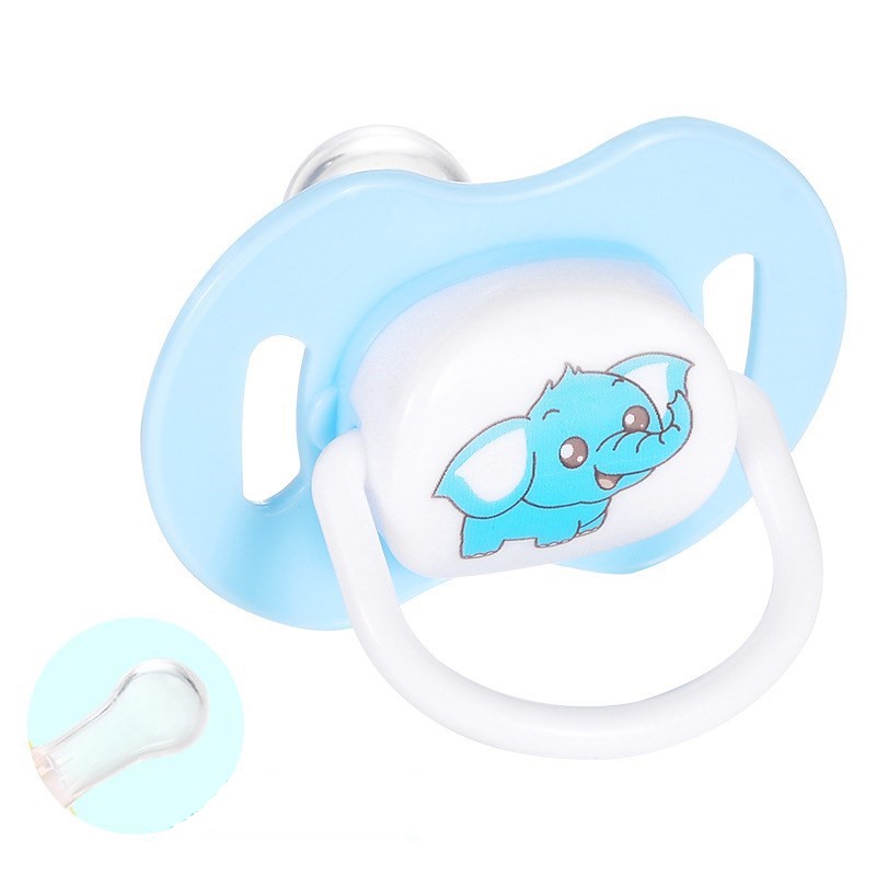 Empeng bayi/BAYI/Dot Bayi/Empeng Bayi Biasa/EMPENG DOT-Kepala bulat biru