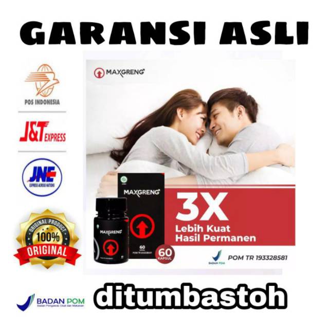 MAXGRENG - Obat Herbal Stamina Pria Kuat Tahan Jamu tahan lama