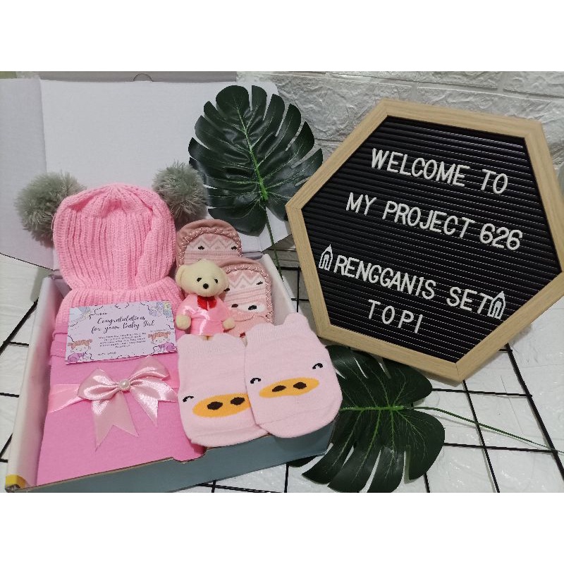 RENGGANIS SET | BABY HAMPERS BAYI GIFT KADO SET | PAKET LAHIRAN BAYI LAKI - LAKI PEREMPUAN UNISEX-1