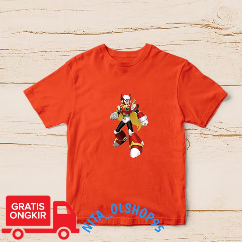 baju anak megaman , baju anak kartun , Mega man