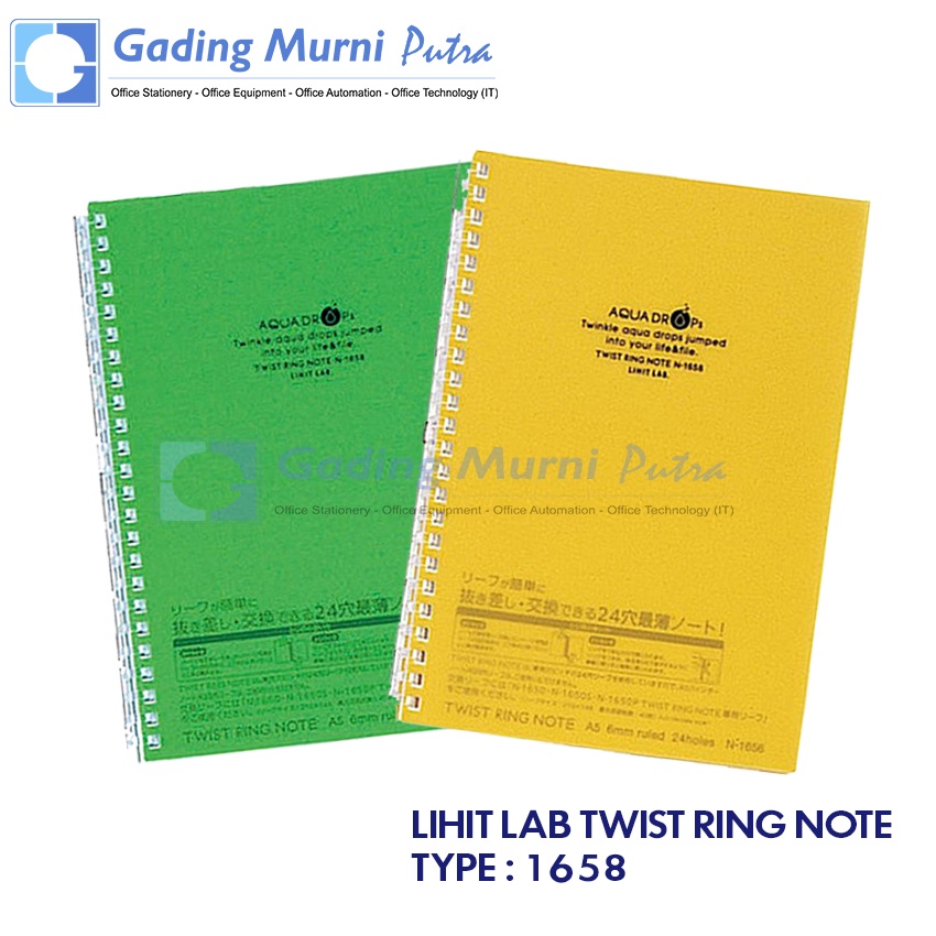 

RING NOTE LIHIT LAB TWIST TYPE 1658