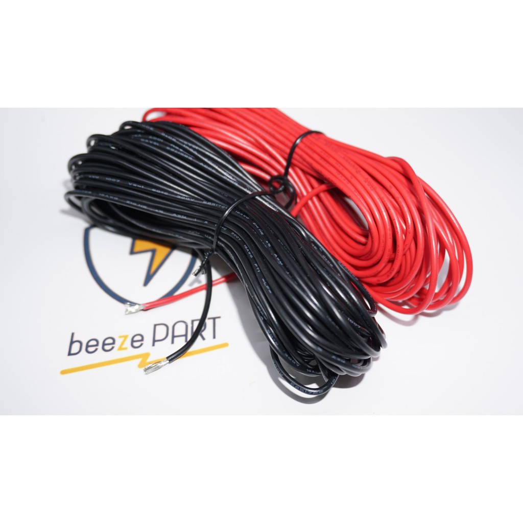 Kabel AWG 18 18AWG 1 Meter Serabut Tinned Copper putih