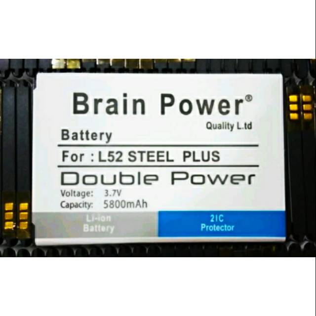 Baterai Brain Power SPC L52 STEEL PLUS
