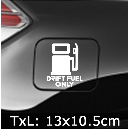 Stiker Mobil Tangki Bensin SPBU Drift Fuel Diesel Car Gas Sticker