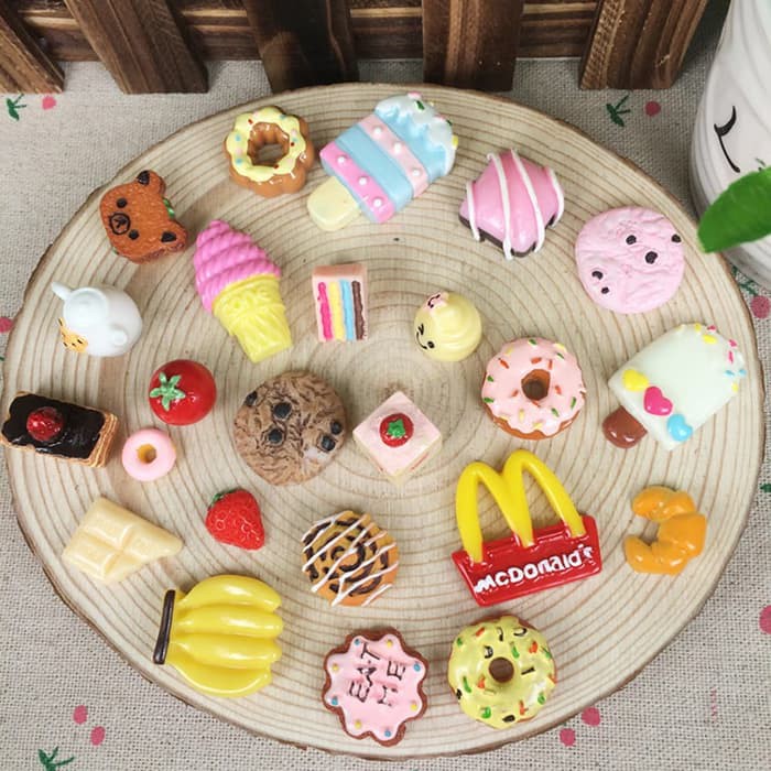 Mini fastfood and Rilakkuma (10pcs)