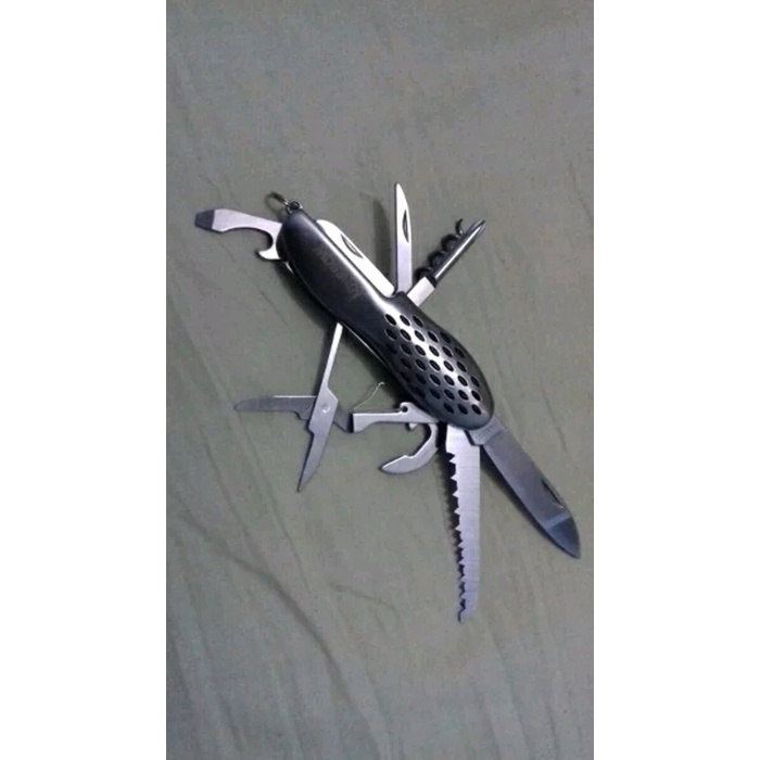 Krisbow Pisau Saku 13 In 1 - Pisau Lipat Krisbow Kuat Dan Berkualitas MS17