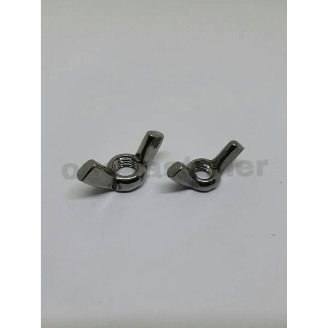 mur kuping m5 wing nut staenlis