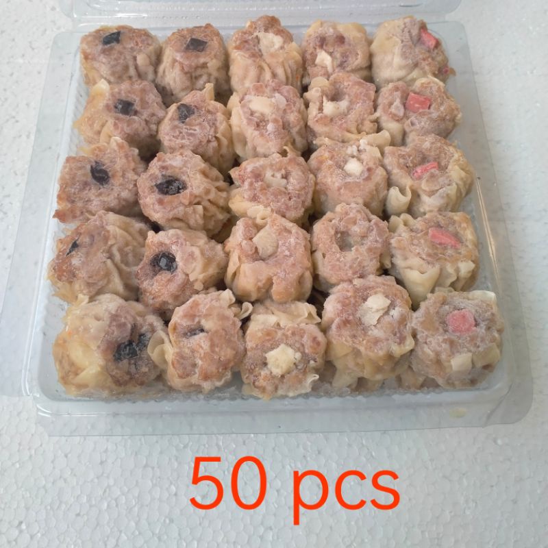 

Dimsum siomay ayam beku frozen mix isi 50 pcs halal PREMIUM