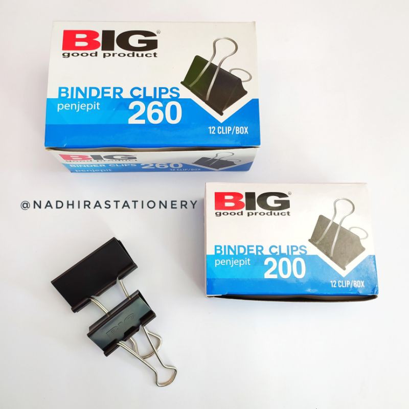 

BINDER CLIP BIG PER PACK ISI 12