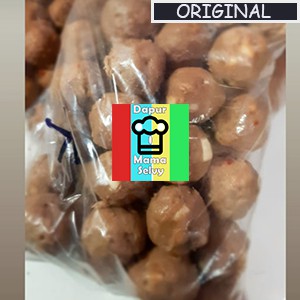 

Bakso pentol bulat pedas isi 42 pcs makanan siap saji