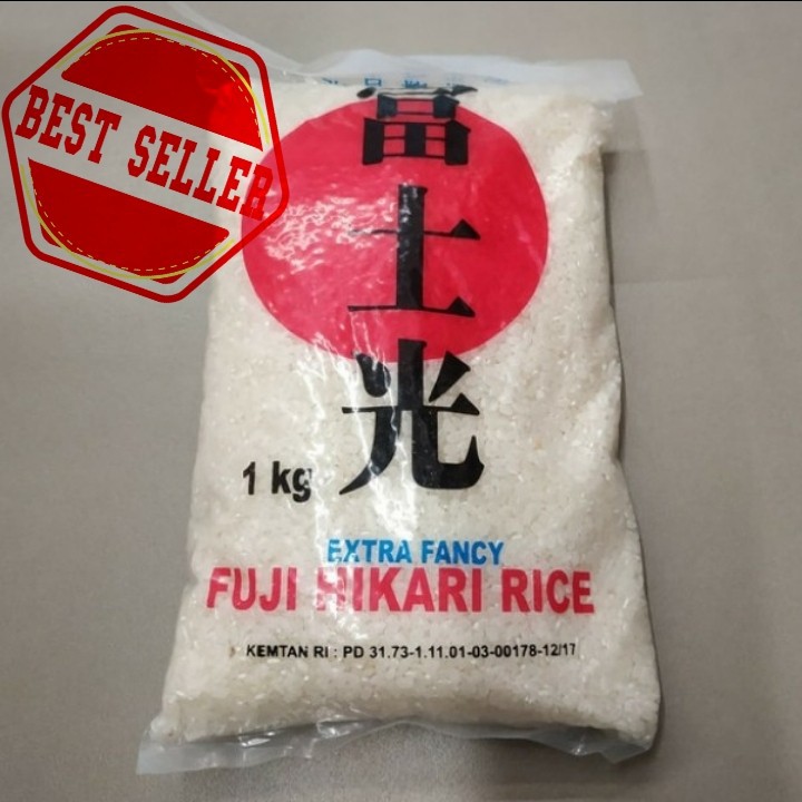 

Beras Jepang Fuji Hikari Rice 1kg Japonica Japan Rice For Sushi