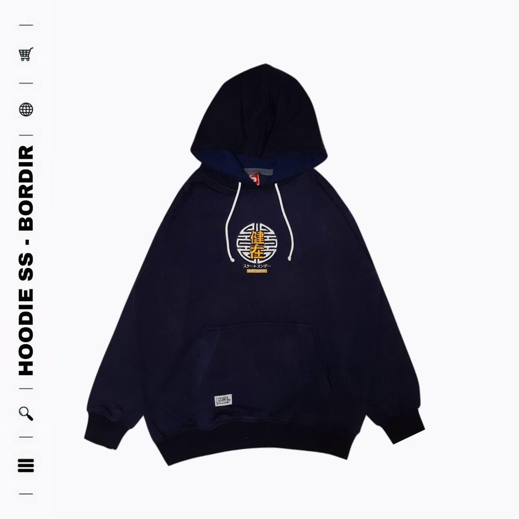 SKATESUNDAY - Jaket Hoodie Sweater Pria Wanita Original Jerusalem Series