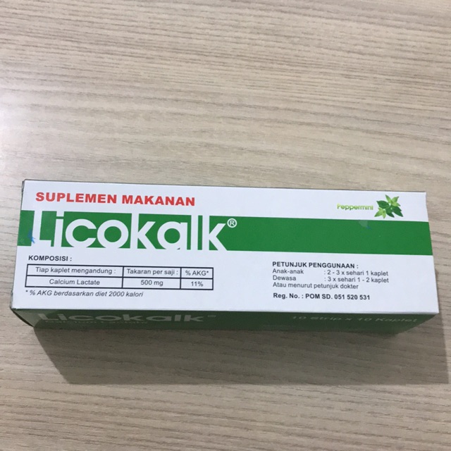 Licokalk Calcium Lactate - Box