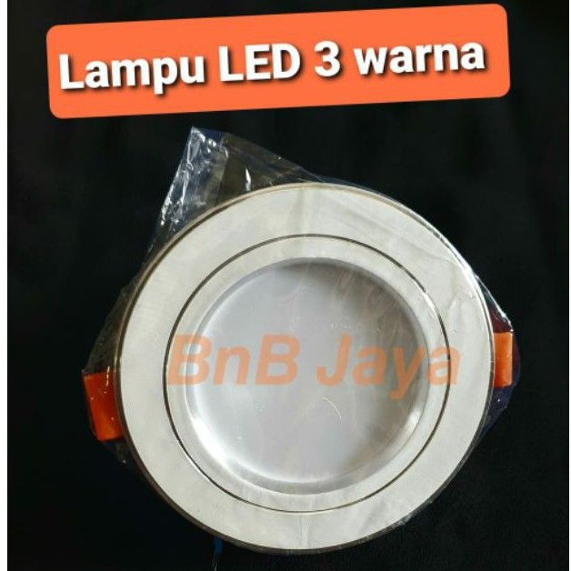 Lampu LED Downlight / Tanam Plafond 3 Warna 5 watt