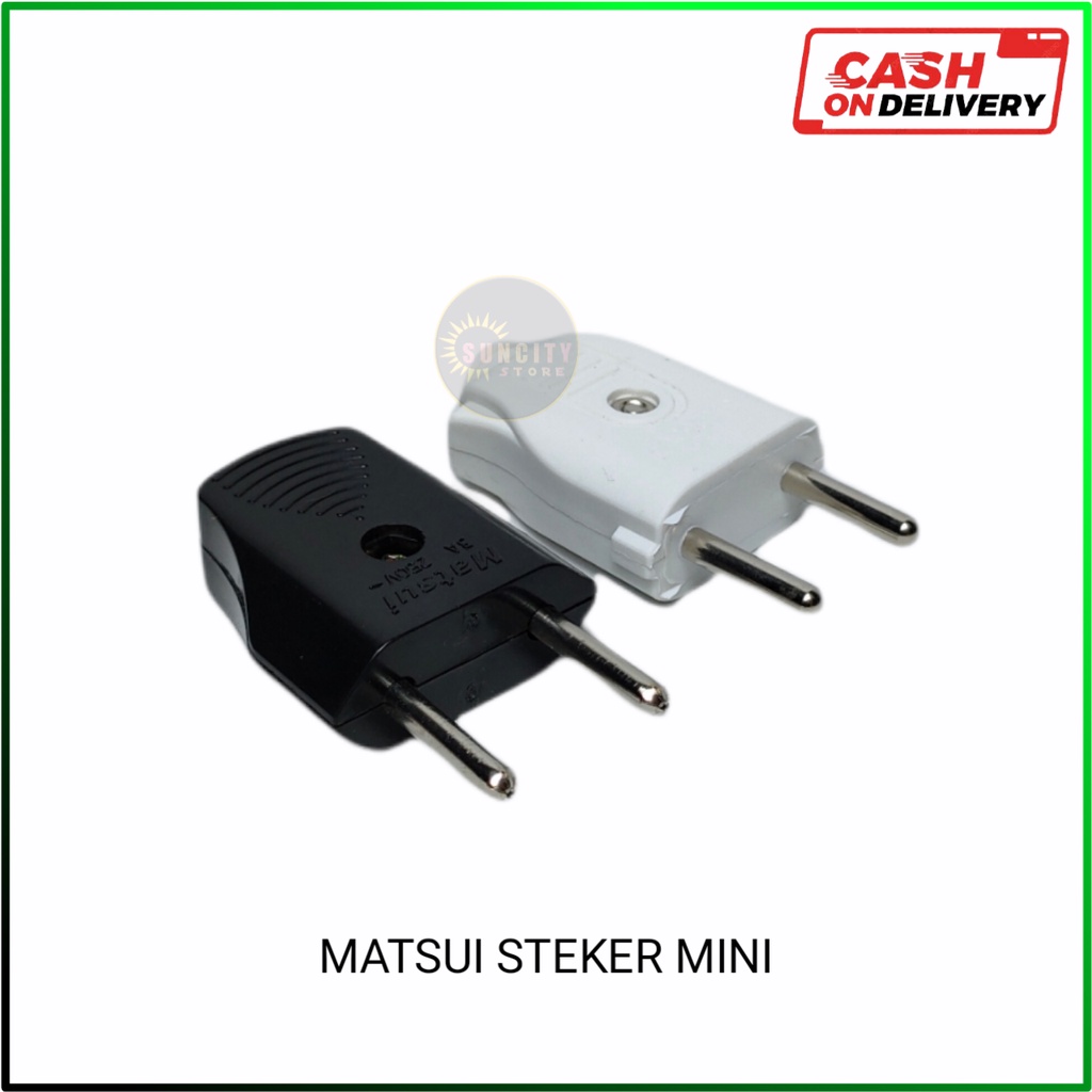 Matsui Steker Mini / Steker Gepeng - Hitam &amp; Putih