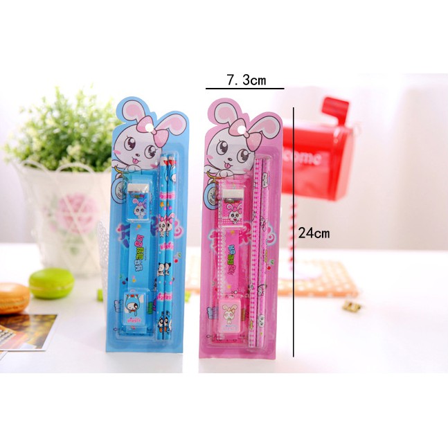

(PROMO) Set Alat Tulis Kelinci Isi 5 Item