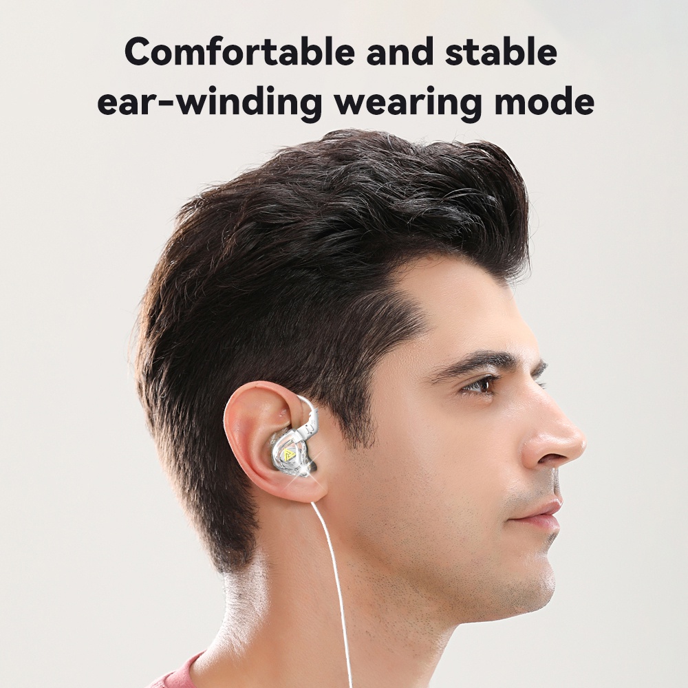 Qkz AK6-DMX AK6 DMX Headset Earphone Earbuds Musik Stereo HiFi Dynamic Dengan Mic Untuk Sport / Lari