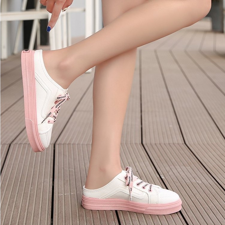 RYS - Fashion Tie Sepatu Sneakers Canvas Casual - Ori Import