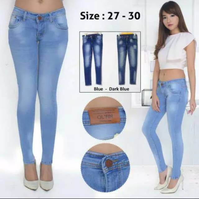 CELANA JEANS WHISKER MEREK OLFIN