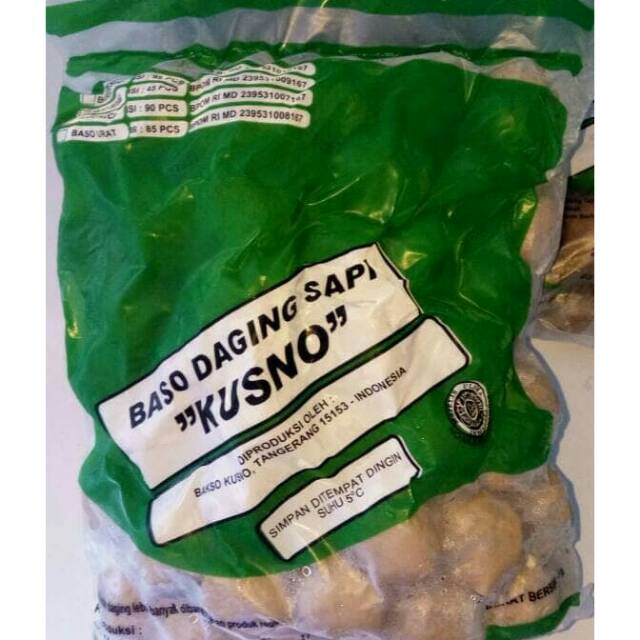 Jual Bakso Daging Sapi Kusno 250gram Asli Halal Indonesia Shopee Indonesia