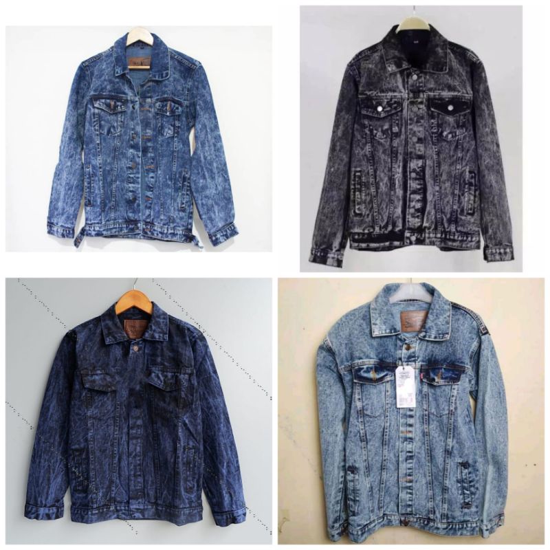 Jaket Jeans Premium Jaket Jeans Cowok & Cewek Jaket Jeans Pria Original