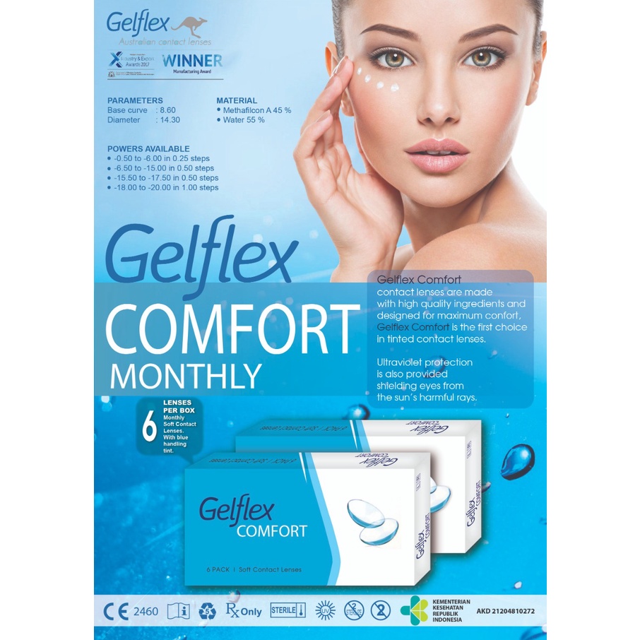 SOFTLENS BENING GELFLEX COMFORT MONTHLY