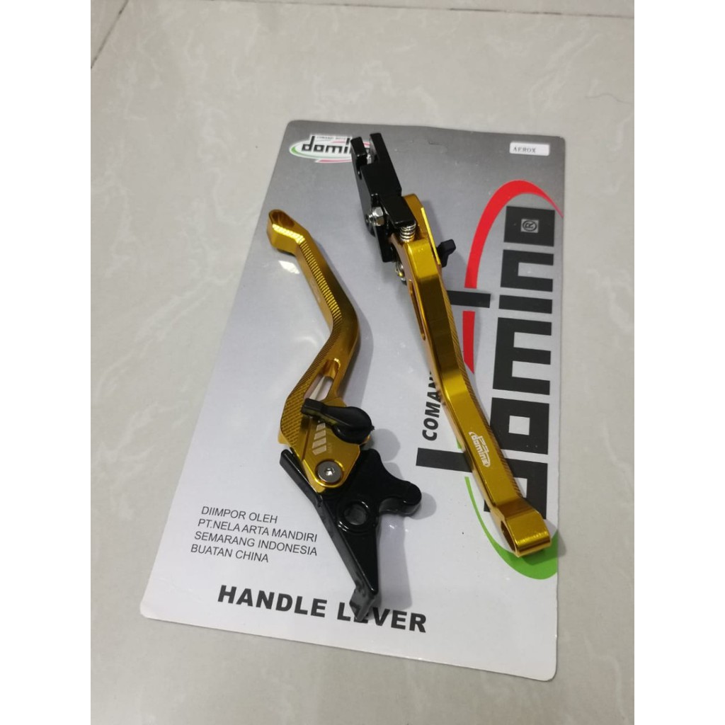 Handel Handle Aksesoris Variasi Rem Yamaha Aerox 2017 - 2021 CNC Adjust Domino Original Asli