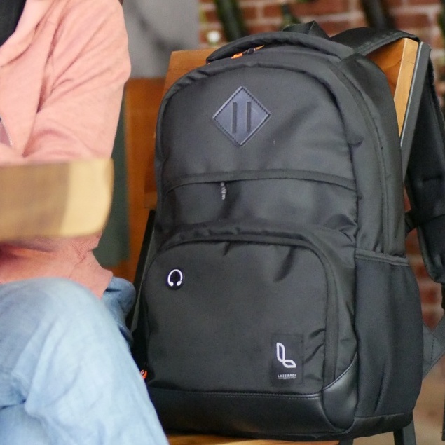 SPLENDIDO BLACK |ManNeedMe x URBAN| Tas Ransel Pria Wanita Tas Punggung ORIGINAL