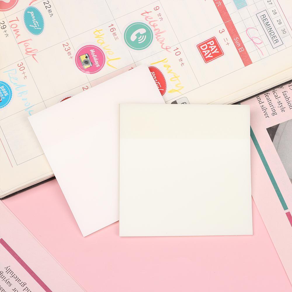 R- Sticky Note Transparan Motif Bunga Untuk Sekolah