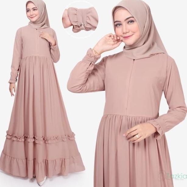 Tazkia Hijab Store | Dress Muslim Wanita | Afia Dress | Gamis Busui