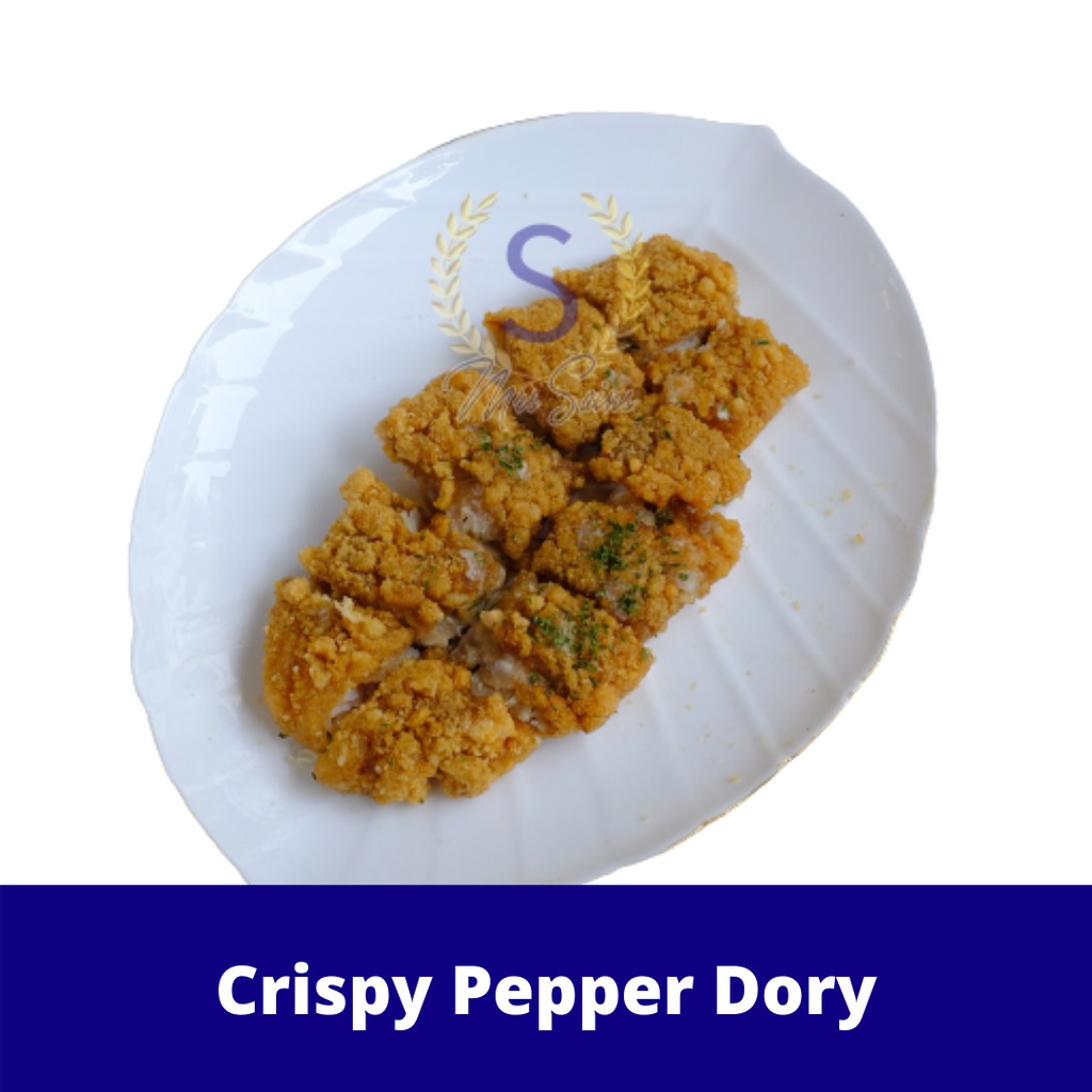 

[FROZEN FOOD SEAFOOD] CRISPY PEPPER Ikan Dori Fillet Goreng Tepung @1PC/PACK Nugget Katsu