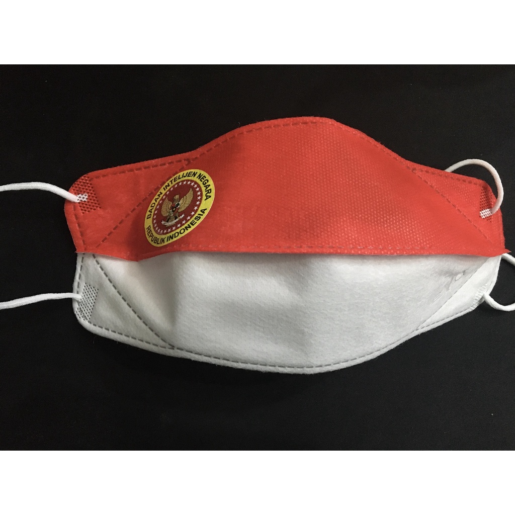 Masker Merah Putih - Masker Logo Masker BIN masker bnn masker garuda masker