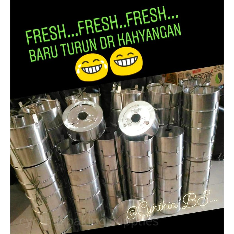 Loyang Chiffon Lurus Bulat Tinggi 10 cm diameter uk. 22