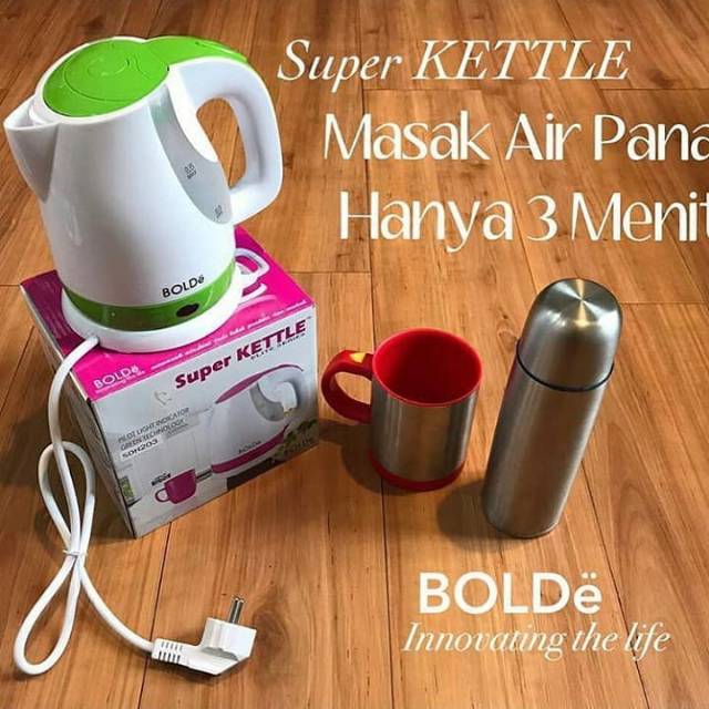 Teko Listrik Pemanas Air Bolde 1 liter