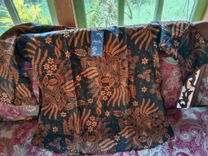 [ Terbaru ] Atasan Batik Wanita Kerja Kantor Ori Shabirah Batiksolo Blouse Blusebatik Batikmodern Xl