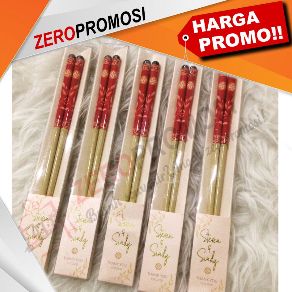 Souvenir Acara Sumpit Custom Dengan Packaging Mika Murah