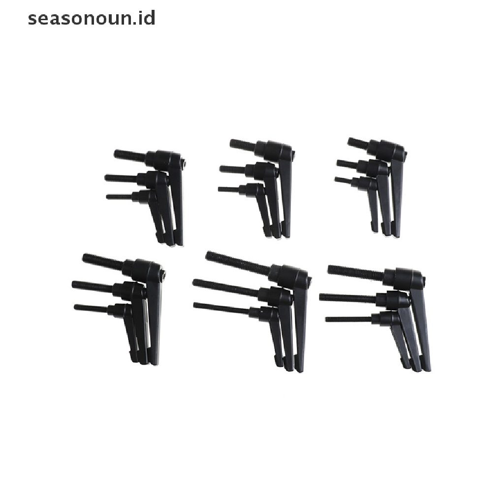 【seasonoun】 M6 M8 M10 Clamping Lever Machinery Adjustable Locking Threaded Handle Knob .