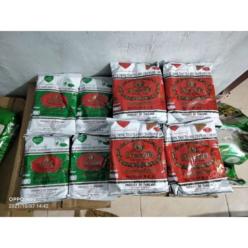 

teh serbuk thai tea dam thaigreentea
