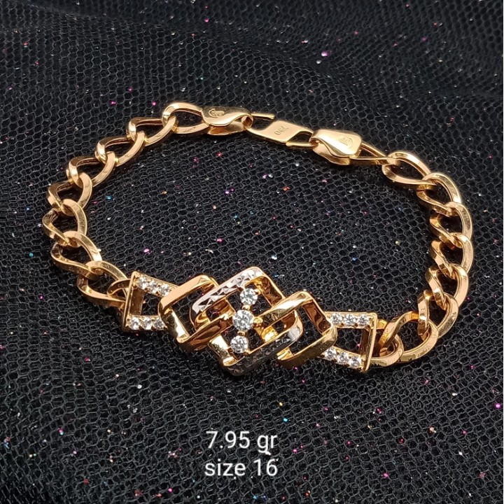 Gelang Emas 17K - 7.95 gr Kadar 750 - 1173