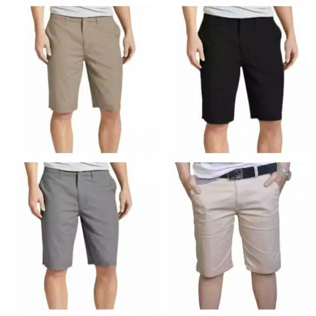 Short Chino Pants Celana Cino Pendek Pria Distro Cowok Dewasa Big Size Jumbo Bahan