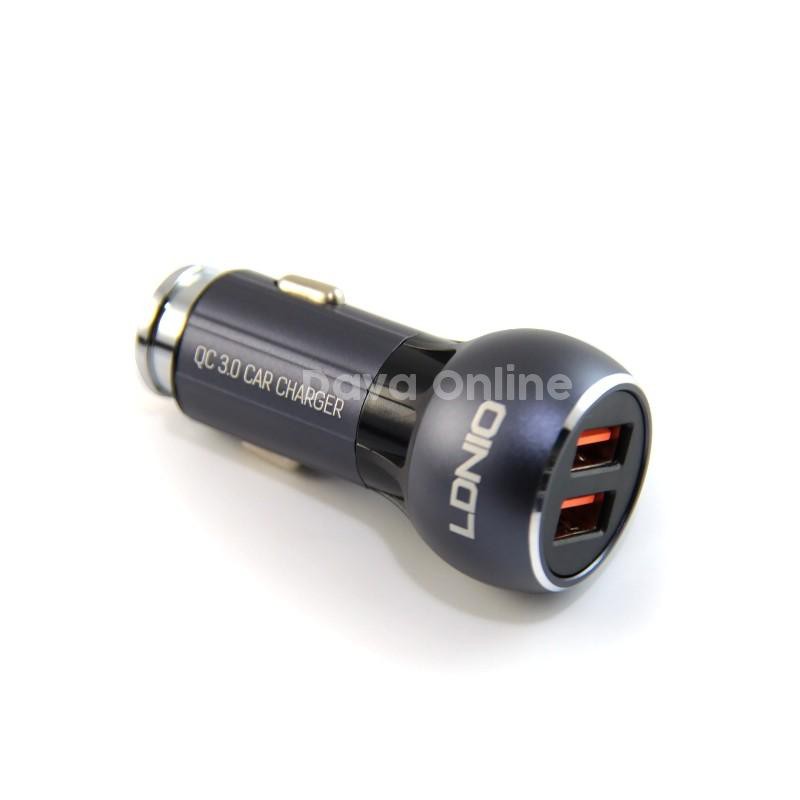 TURUN ! LDNIO CAR CHARGER 2 USB C503Q-ADAPTOR/COLOKAN CAS MOBIL MURAH ISI 1 USB SERI C503Q TERBARU - TEKNO KITA